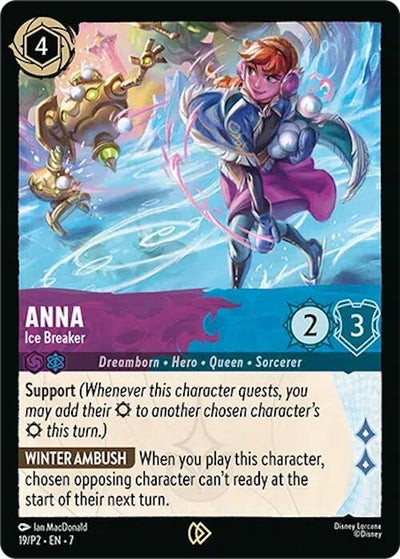 Image for Anna - Ice Breaker (Disney Lorcana Promo Cards) (19) - Disney Lorcana