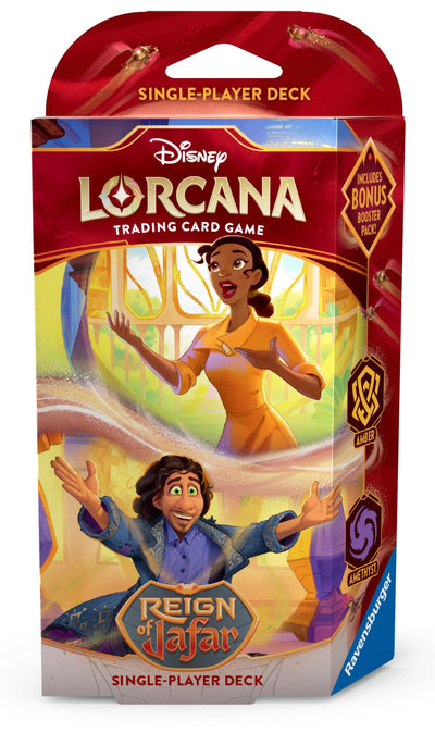 Image for Disney Lorcana: Reign of Jafar Starter Deck (Amber & Amethyst) [Reign of Jafar] - Disney Lorcana
