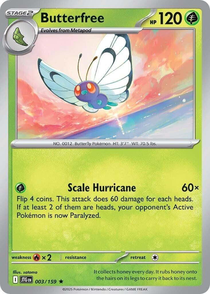 Image for Butterfree (SV09: Journey Together) (003/159) - Pokemon