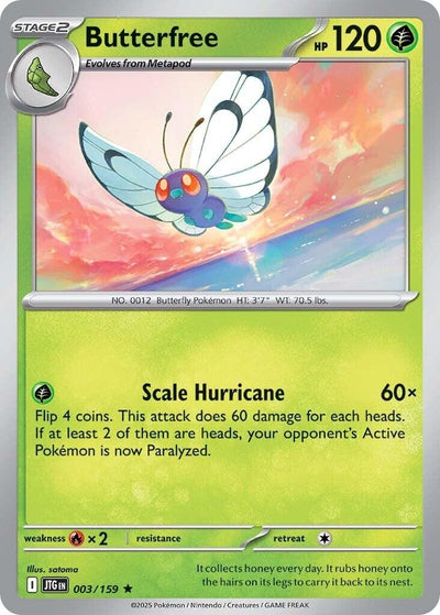 Image for Butterfree (SV09: Journey Together) (003/159) - Pokemon
