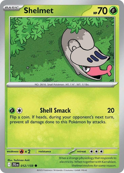 Image for Shelmet (SV09: Journey Together) (012/159) - Pokemon