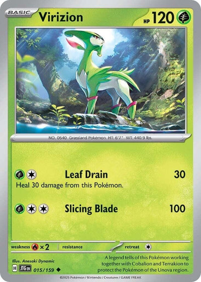 Image for Virizion (SV09: Journey Together) (015/159) - Pokemon