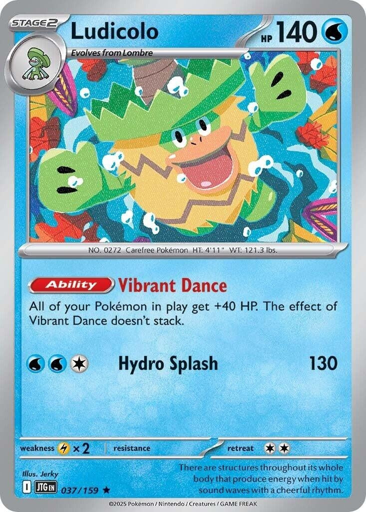 Image for Ludicolo (SV09: Journey Together) (037/159) - Pokemon