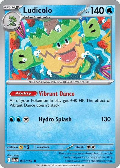 Image for Ludicolo (SV09: Journey Together) (037/159) - Pokemon