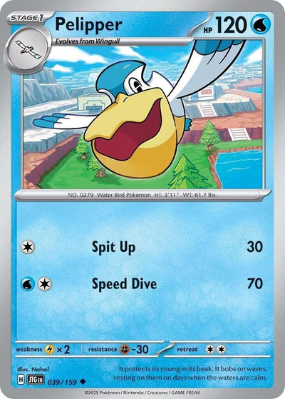 Image for Pelipper (SV09: Journey Together) (039/159) - Pokemon