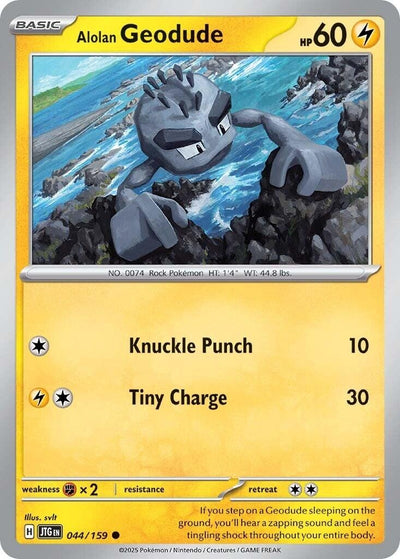 Image for Alolan Geodude (SV09: Journey Together) (044/159) - Pokemon
