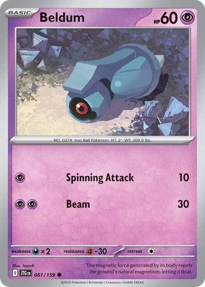 Image for Beldum (SV09: Journey Together) (061/159) - Pokemon