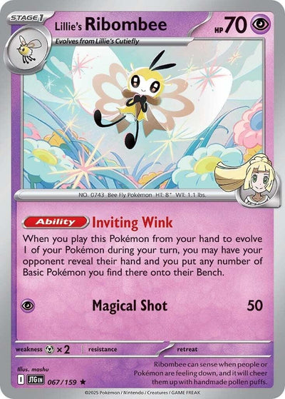 Image for Lillie's Ribombee (SV09: Journey Together) (067/159) - Pokemon