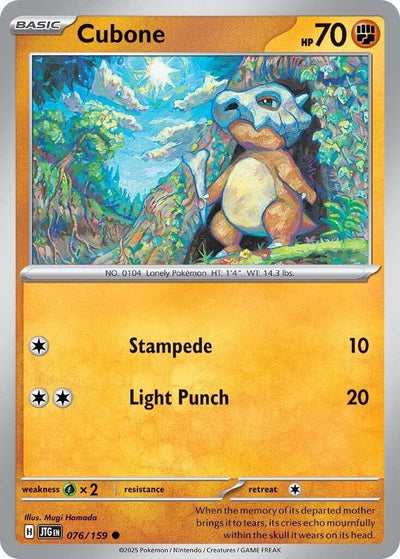 Image for Cubone (SV09: Journey Together) (076/159) - Pokemon