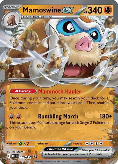 Image for Mamoswine ex (SV09: Journey Together) (079/159) - Pokemon