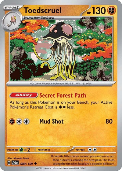 Image for Toedscruel (SV09: Journey Together) (089/159) - Pokemon