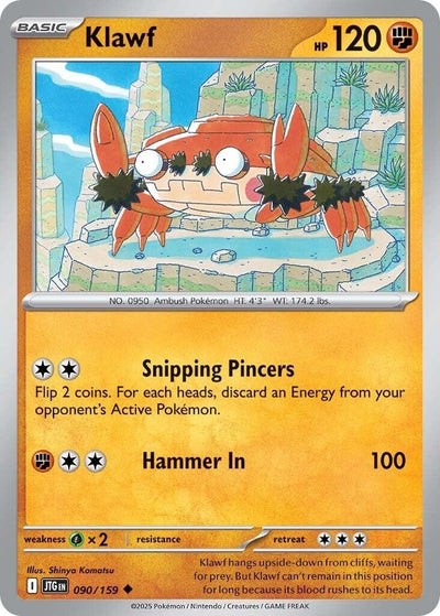Image for Klawf (SV09: Journey Together) (090/159) - Pokemon