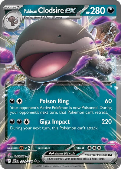 Image for Paldean Clodsire ex (SV09: Journey Together) (094/159) - Pokemon