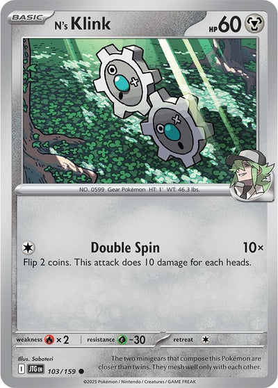 Image for N's Klink (SV09: Journey Together) (103/159) - Pokemon