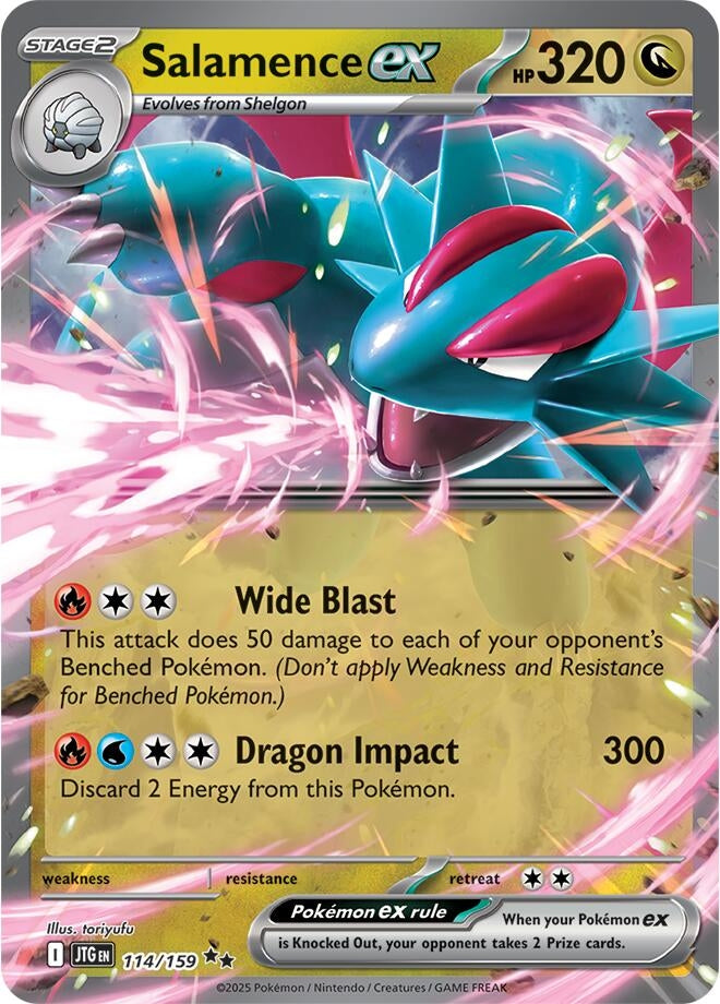 Image for Salamence ex (SV09: Journey Together) (114/159) - Pokemon