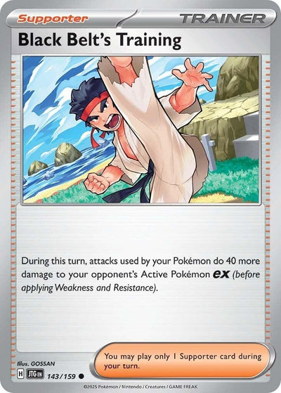 Image for Black Belt's Training (SV09: Journey Together) (143/159) - Pokemon