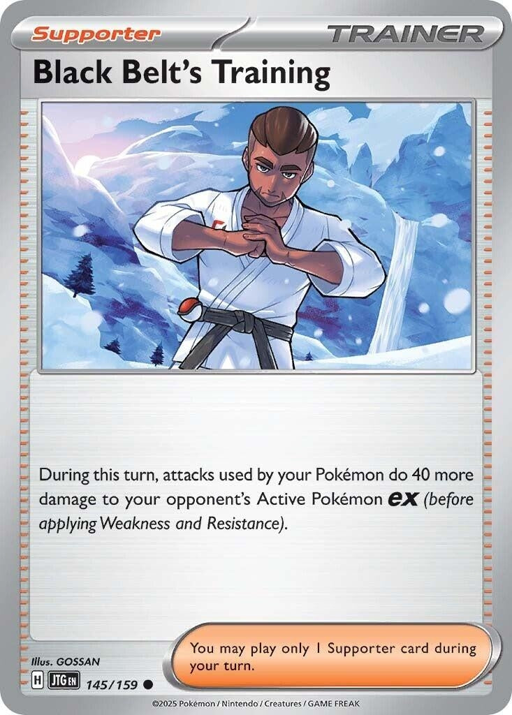 Image for Black Belt's Training (SV09: Journey Together) (145/159) - Pokemon