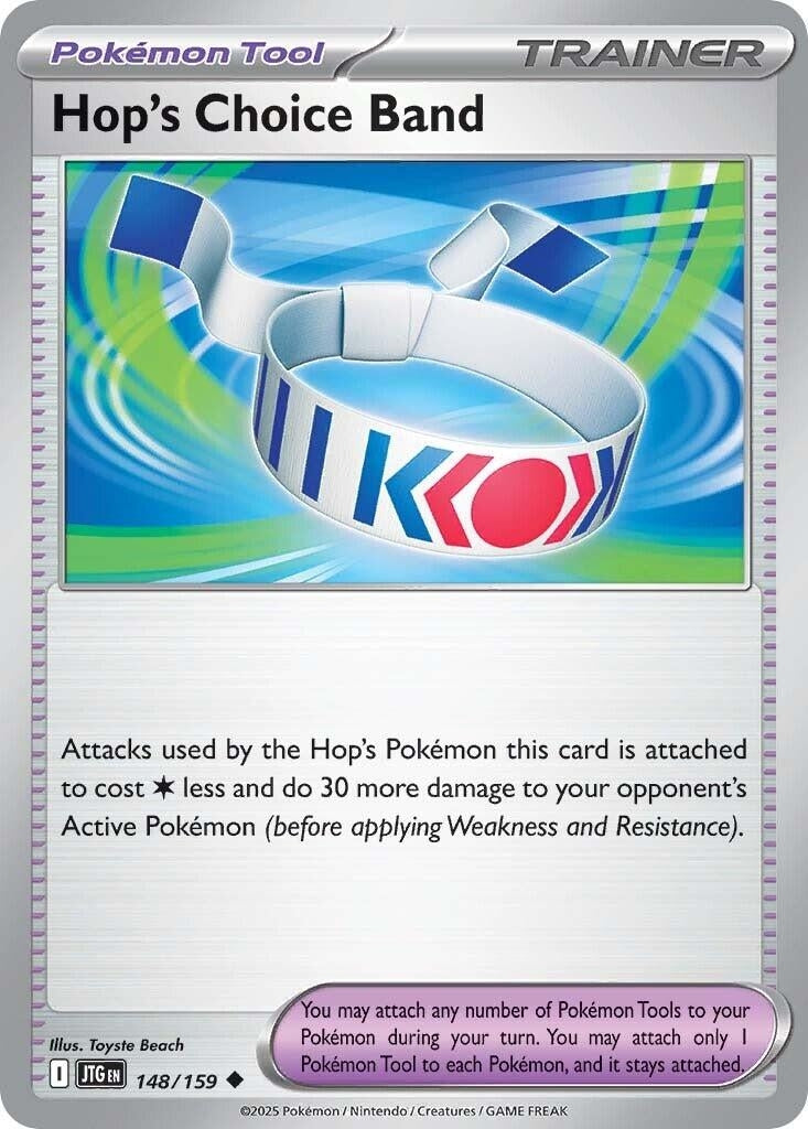 Image for Hop's Choice Band (SV09: Journey Together) (148/159) - Pokemon