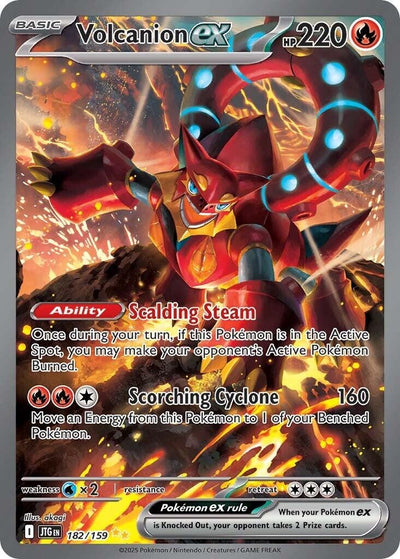 Image for Volcanion ex (SV09: Journey Together) (182/159) - Pokemon