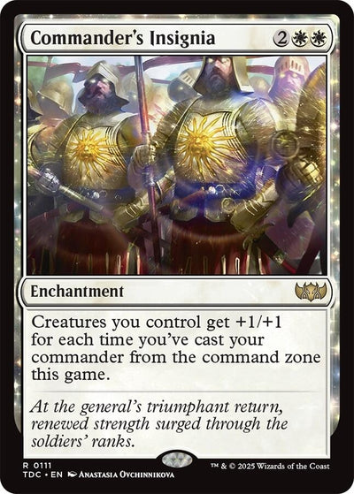 Image for Commander's Insignia (Commander: Tarkir: Dragonstorm) (111) - Magic: The Gathering