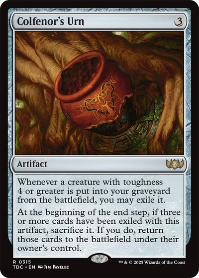 Image for Colfenor's Urn (Commander: Tarkir: Dragonstorm) (315) - Magic: The Gathering