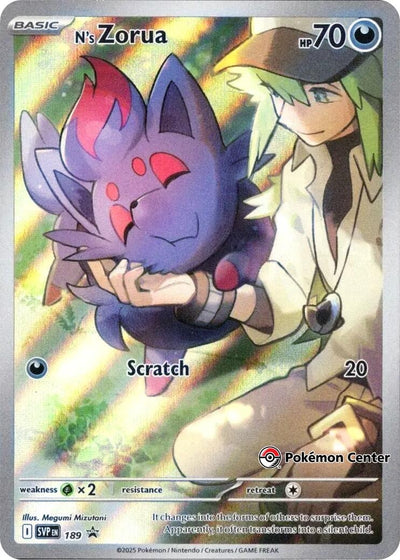 Image for N's Zorua - 189 (Pokemon Center Exclusive) (SV: Scarlet & Violet Promo Cards) (189) - Pokemon