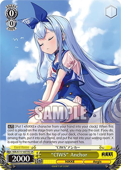Image for "CIWS" Anchor (SR) (GODDESS OF VICTORY: NIKKE) (NIK/S117-E019S SR) - Weiss Schwarz