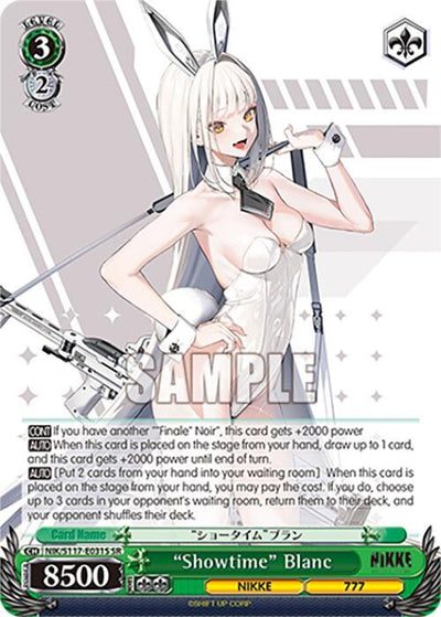 Image for "Showtime" Blanc (SR) (GODDESS OF VICTORY: NIKKE) (NIK/S117-E031S SR) - Weiss Schwarz