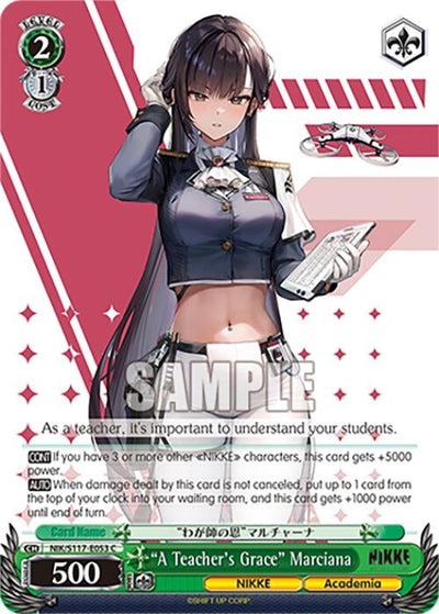 Image for "A Teacher's Grace" Marciana (GODDESS OF VICTORY: NIKKE) (NIK/S117-E053 C) - Weiss Schwarz