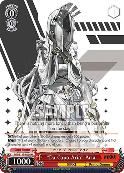 Image for "Da Capo Aria" Aria (GODDESS OF VICTORY: NIKKE) (NIK/S117-E068 U) - Weiss Schwarz