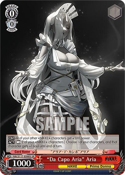 Image for "Da Capo Aria" Aria (SR) (GODDESS OF VICTORY: NIKKE) (NIK/S117-E068S SR) - Weiss Schwarz