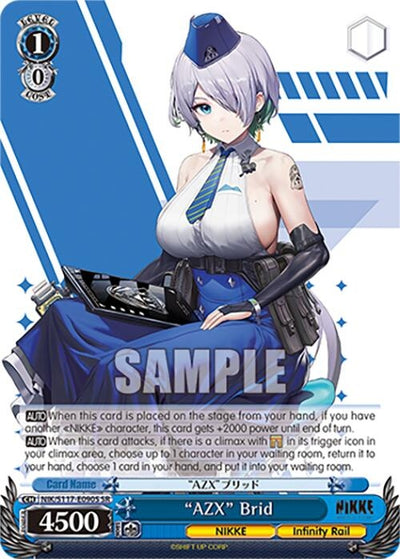 Image for "AZX" Brid (SR) (GODDESS OF VICTORY: NIKKE) (NIK/S117-E090S SR) - Weiss Schwarz