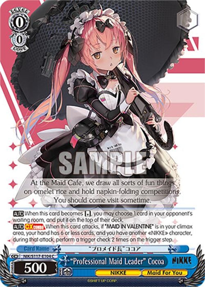 Image for "Professional Maid Leader" Cocoa (GODDESS OF VICTORY: NIKKE) (NIK/S117-E104 C) - Weiss Schwarz