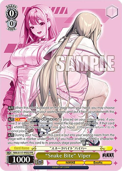 Image for "Snake Bite" Viper (PR) (GODDESS OF VICTORY: NIKKE) (NIK/S117-PE02 PR) - Weiss Schwarz