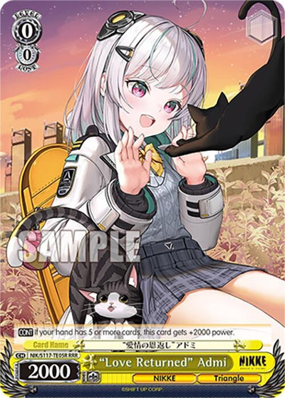 Image for "Love Returned" Admi (RRR) (GODDESS OF VICTORY: NIKKE) (NIK/S117-TE05R RRR) - Weiss Schwarz