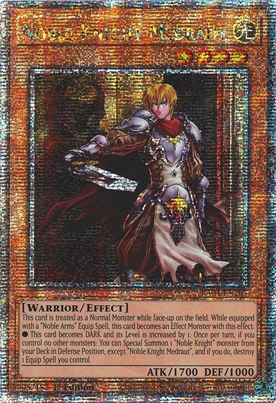 Image for Noble Knight Medraut (Quarter Century Secret Rare) (Quarter Century Stampede) (RA04-EN205) - YuGiOh