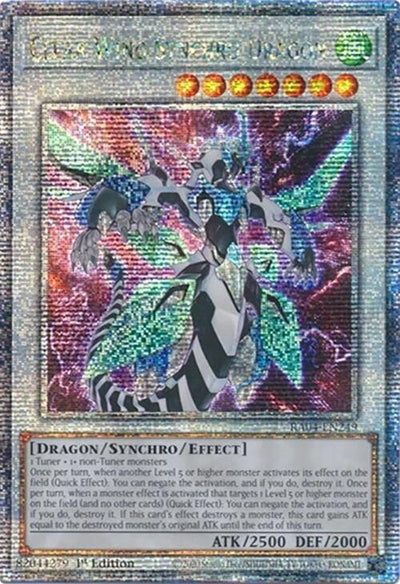 Image for Clear Wing Synchro Dragon (Quarter Century Secret Rare) (Quarter Century Stampede) (RA04-EN249) - YuGiOh