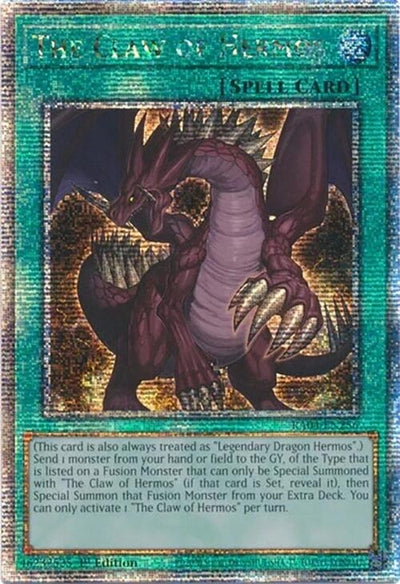 Image for The Claw of Hermos (Quarter Century Secret Rare) (Quarter Century Stampede) (RA04-EN256) - YuGiOh