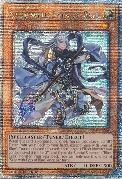 Image for Sage with Eyes of Blue (Quarter Century Secret Rare) (Quarter Century Stampede) (RA04-EN266) - YuGiOh