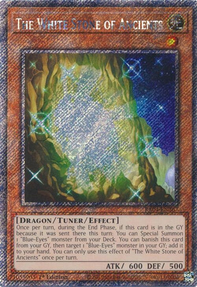 Image for The White Stone of Ancients (Platinum Secret Rare) (Quarter Century Stampede) (RA04-EN267) - YuGiOh