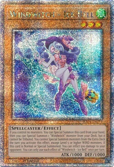 Image for Windwitch - Ice Bell (Quarter Century Secret Rare) (Quarter Century Stampede) (RA04-EN273) - YuGiOh
