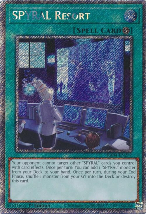 Image for SPYRAL Resort (Platinum Secret Rare) (Quarter Century Stampede) (RA04-EN277) - YuGiOh