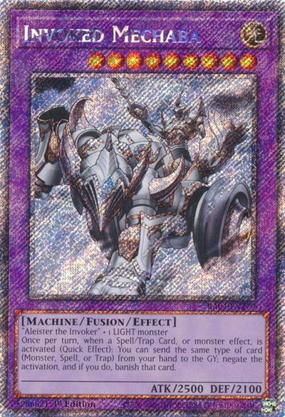 Image for Invoked Mechaba (Platinum Secret Rare) (Quarter Century Stampede) (RA04-EN279) - YuGiOh