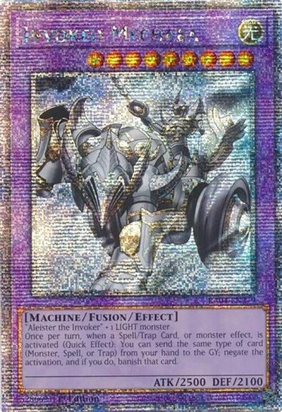 Image for Invoked Mechaba (Quarter Century Secret Rare) (Quarter Century Stampede) (RA04-EN279) - YuGiOh