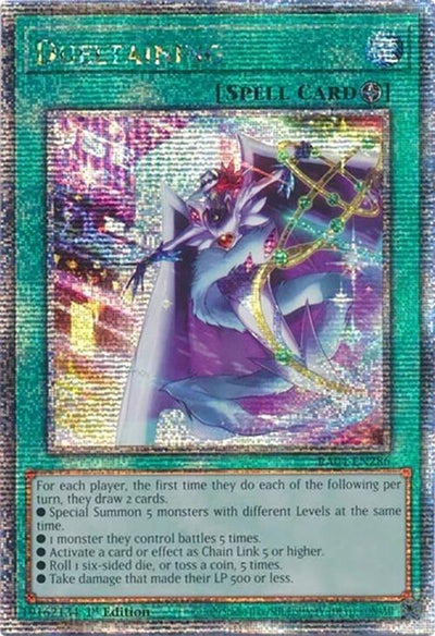 Image for Dueltaining (Quarter Century Secret Rare) (Quarter Century Stampede) (RA04-EN286) - YuGiOh