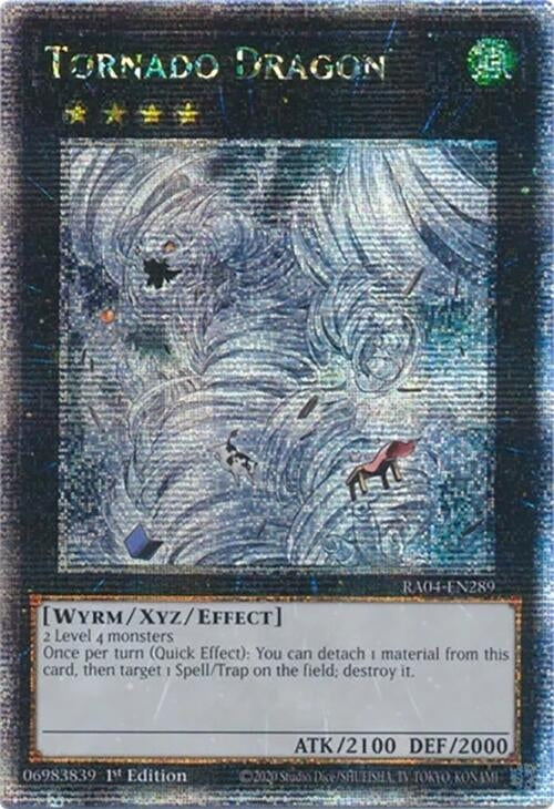Image for Tornado Dragon (Quarter Century Secret Rare) (Quarter Century Stampede) (RA04-EN289) - YuGiOh
