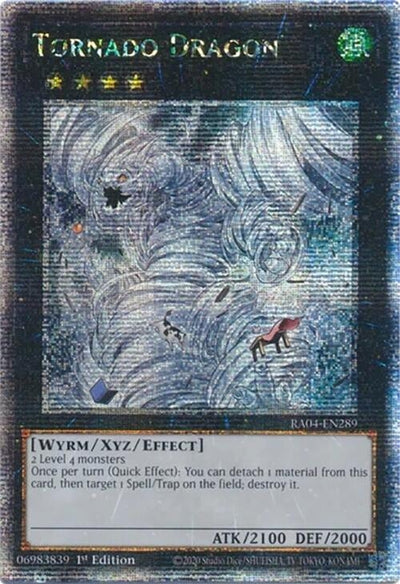 Image for Tornado Dragon (Quarter Century Secret Rare) (Quarter Century Stampede) (RA04-EN289) - YuGiOh