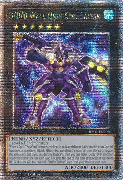 Image for D/D/D Wave High King Caesar (Quarter Century Secret Rare) (Quarter Century Stampede) (RA04-EN290) - YuGiOh