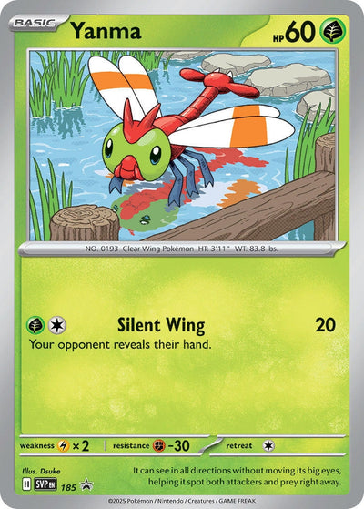 Image for Yanma - 185 (SV: Scarlet & Violet Promo Cards) (185) - Pokemon