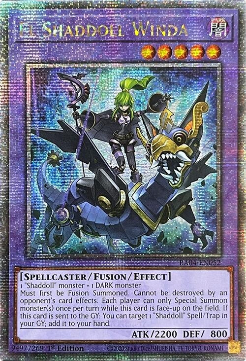 Image for El Shaddoll Winda (Quarter Century Secret Rare) (Quarter Century Stampede) (RA04-EN052) - YuGiOh
